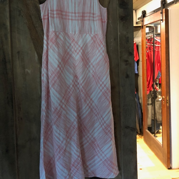 Linen dress - J.Jill Medium - Long with side slit - Picture 2 of 6